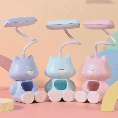 Lampe de bureau | Chat LED Kawaii