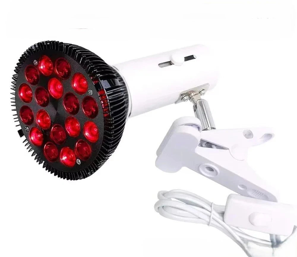 Lampe pour luminothérapie Vitaboost variant Ampoule et support pince packshot fond blanc — Mon Univers - Mes Lumières