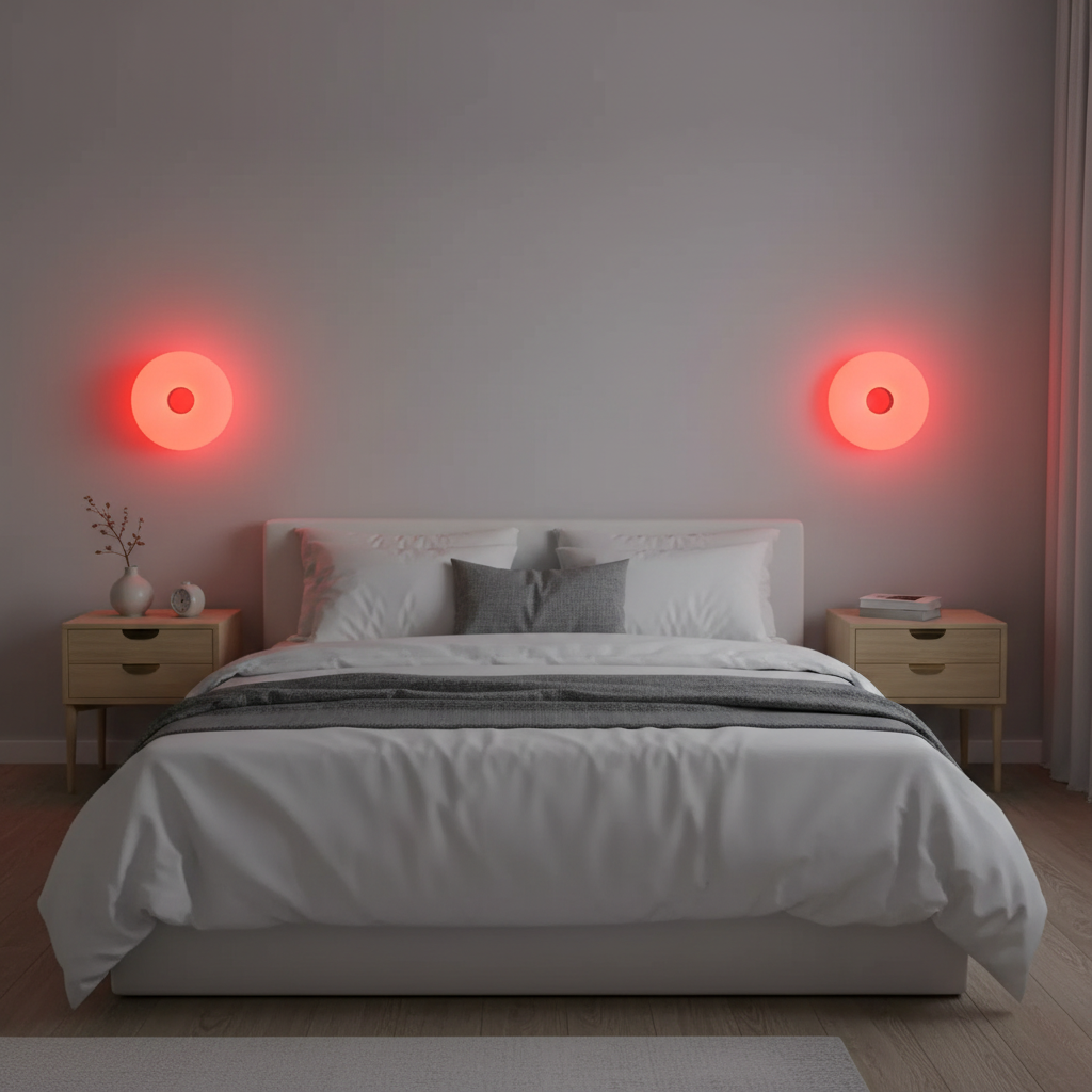 Lampe DonutGlow RGB - Appliques murales centrées tables de chevet