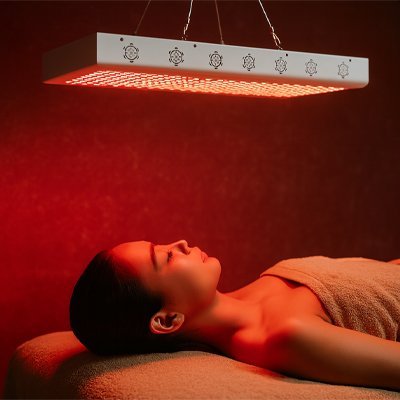 Lampe pour luminothérapie LED Rouge | SleepWell - Mon Univers - Mes Lumières