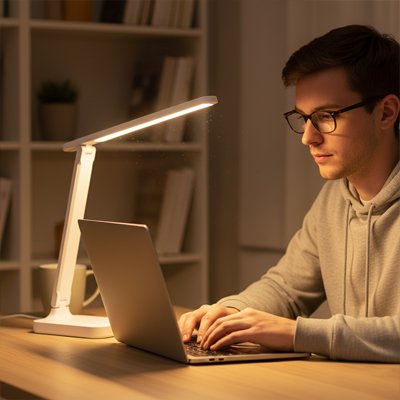 Lampe de bureau | LED ergonomique réglable