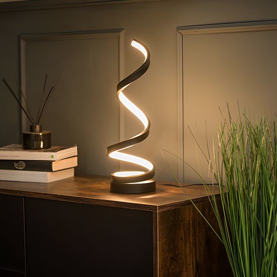 Lampe de chevet | Spirale LED 3 intensités