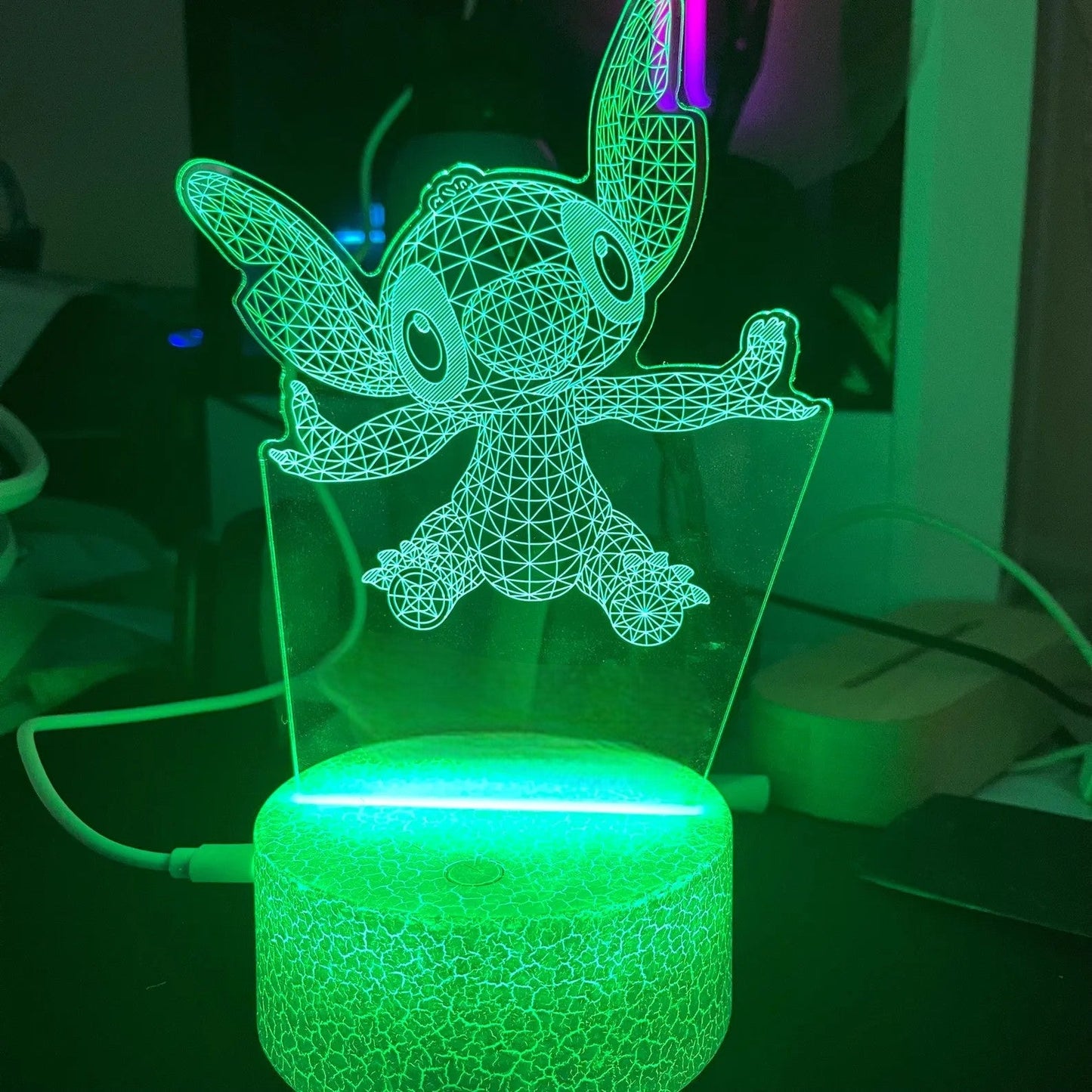Veilleuse LED - StitchDream™ - Maillage 3D - Mon Univers - Mes Lumières
