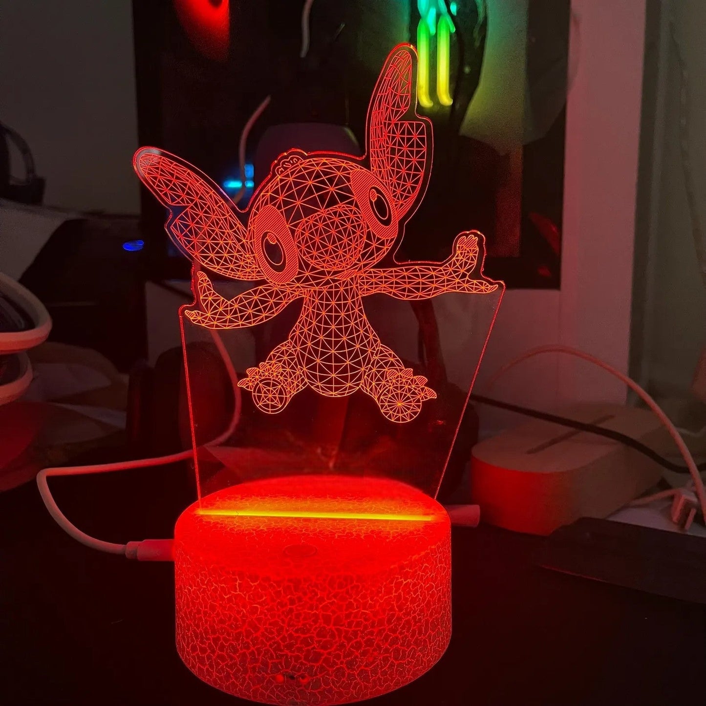 Veilleuse LED - StitchDream™ - Maillage 3D - Mon Univers - Mes Lumières