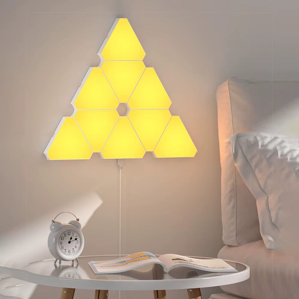 Applique Murale LED RGB Connectée pack multiple installation murale — Mon Univers - Mes Lumières