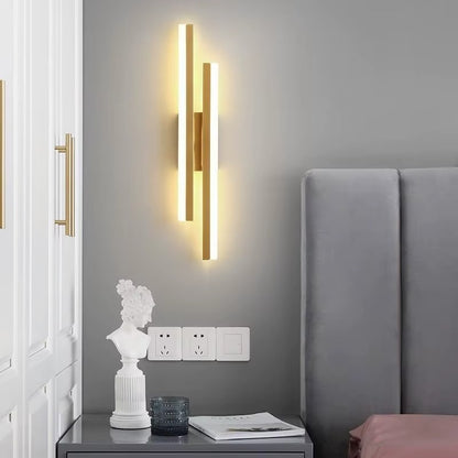 Applique murale dorée côté gauche détail finition — Mon Univers - Mes Lumières