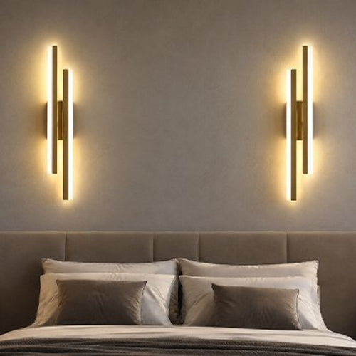 Applique murale pour chambre design chaleureux ambiance dorée — Mon Univers - Mes Lumières