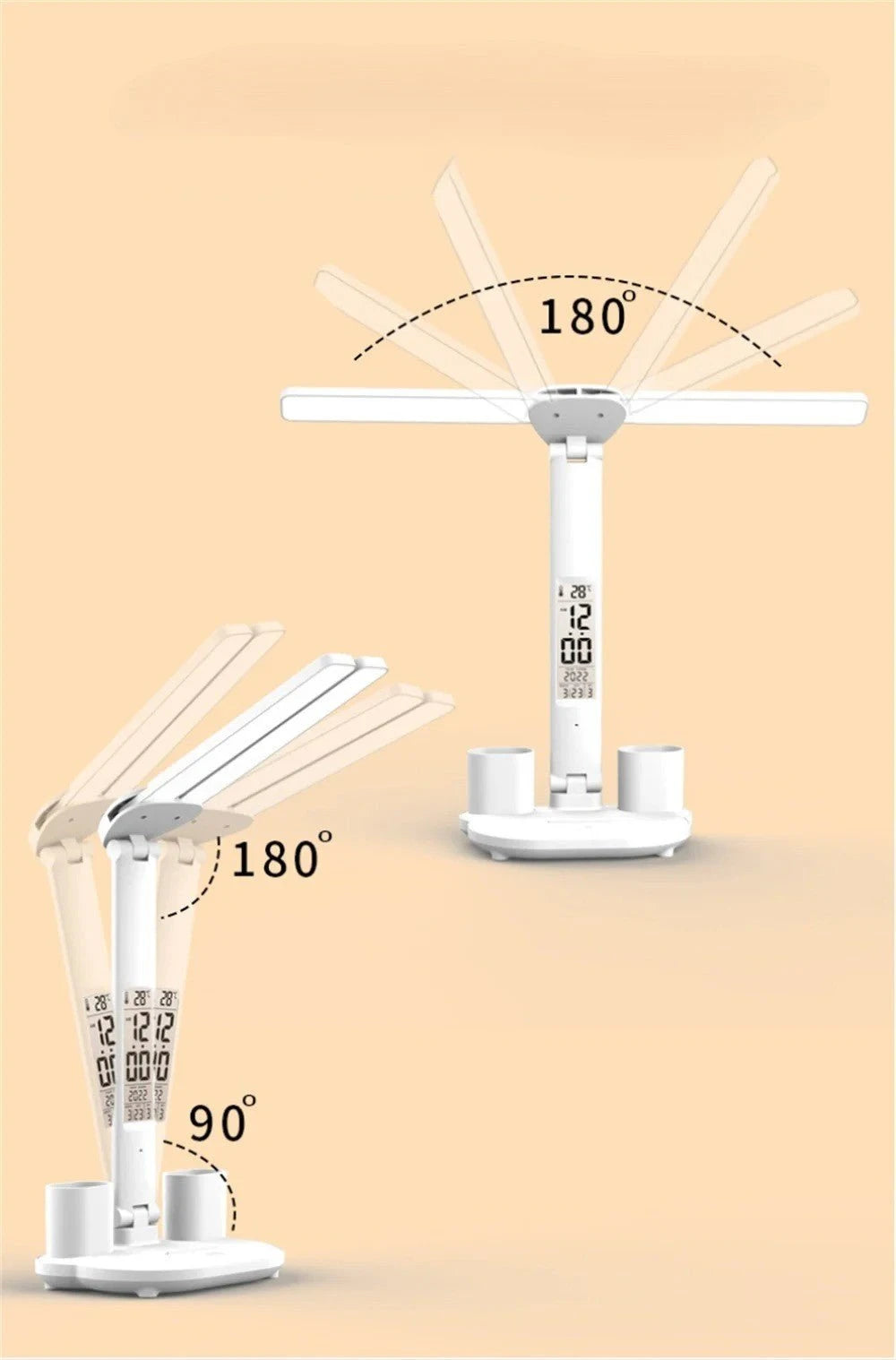 Lampe Bureau LED Multifonction USB dimensions et design — Mon Univers - Mes Lumières
