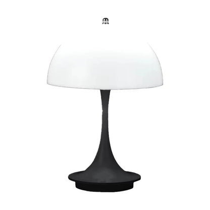 Lampe Champignon Rechargeable Éco-responsable coloris Noir fond blanc vue principale — Mon Univers - Mes Lumières