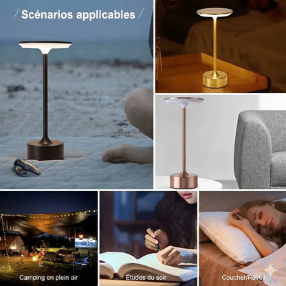 Lampe LED Portable Sans Fil ambiance terrasse extérieur nuit — Mon Univers - Mes Lumières