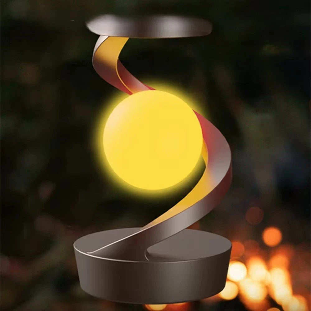Lampe MagicGlow charbon sphère jaune ambiance feu de camp extérieur — Mon Univers - Mes Lumières