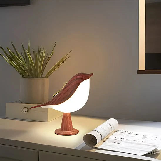 Lampe Oiseau Zen ambiance chambre lumière douce apaisante soirée — Mon Univers - Mes Lumières