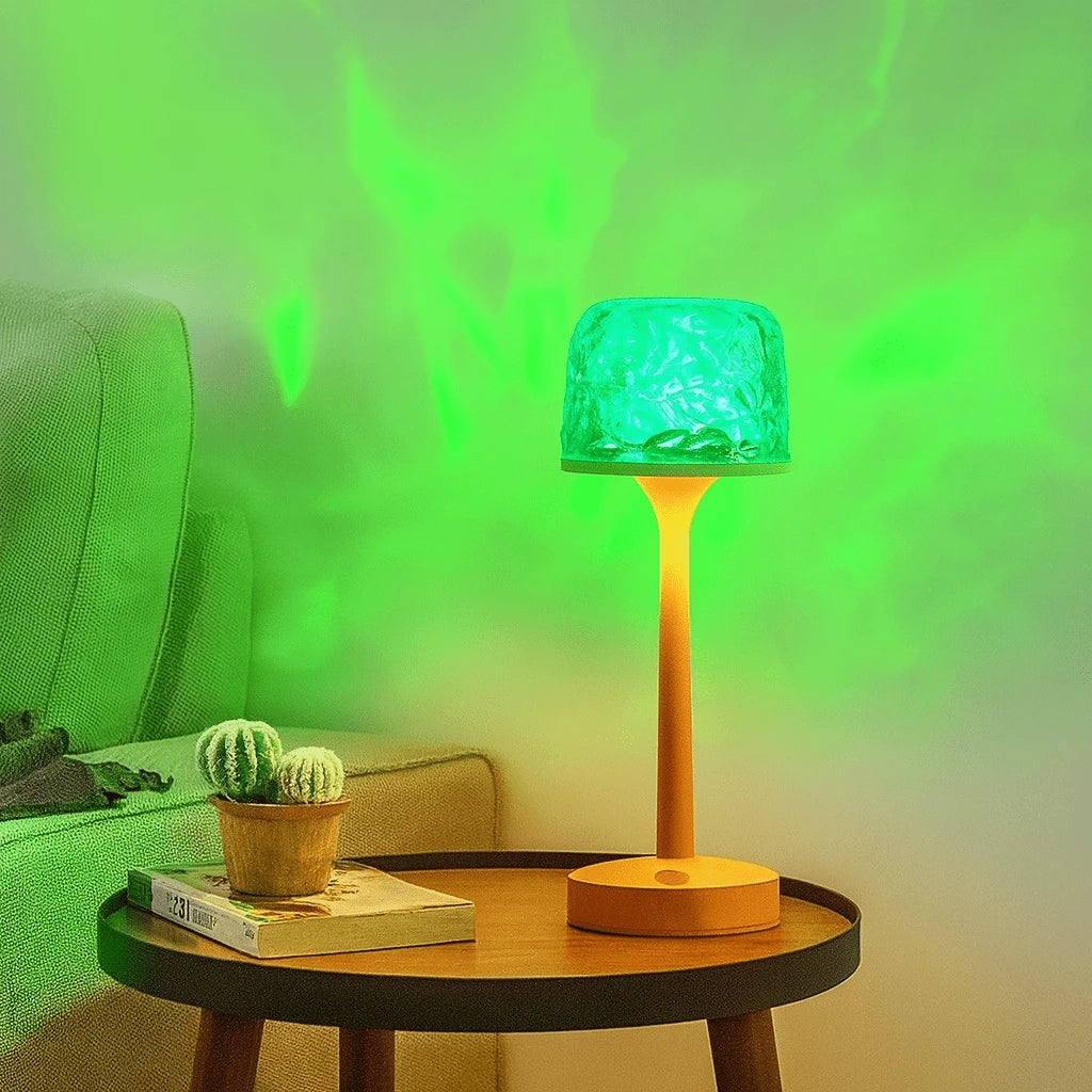 Lampe Projecteur AquaLume vue principale projection LED effet aquatique — Mon Univers - Mes Lumières