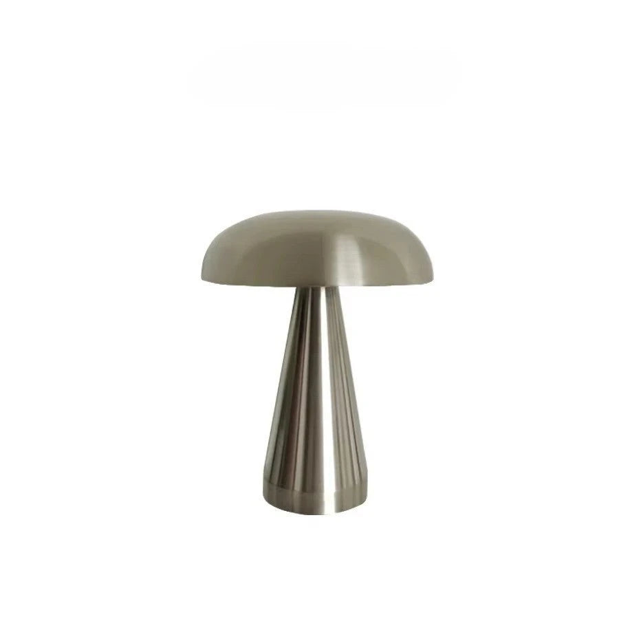Lampe champignon rechargeable Lumitique coloris argent vue produit fond blanc — Mon Univers - Mes Lumières