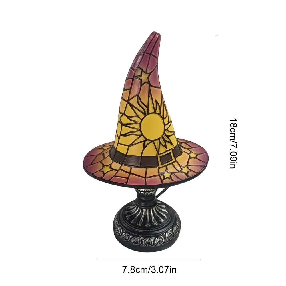 Lampe chapeau de sorcière féerique format compact bureau salon — Mon Univers - Mes Lumières