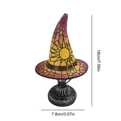 Lampe chapeau de sorcière féerique format compact bureau salon — Mon Univers - Mes Lumières