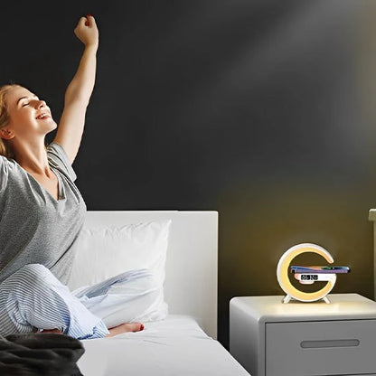 Lampe chevet design Cosy réveil femme chambre lumière chaude blanc
