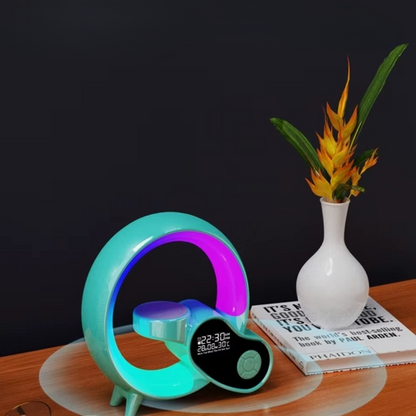 Lampe de chevet Intelligente Multifonction | Chargeur Sans Fil - Ambiance