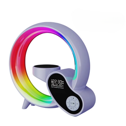 Lampe de chevet Intelligente Multifonction | Chargeur Sans Fil - Ambiance