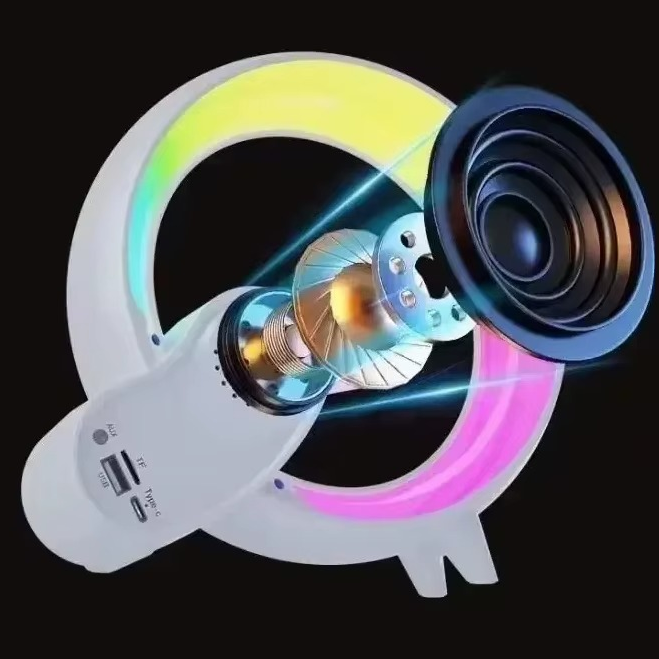 Lampe de chevet Intelligente Multifonction | Chargeur Sans Fil - Ambiance
