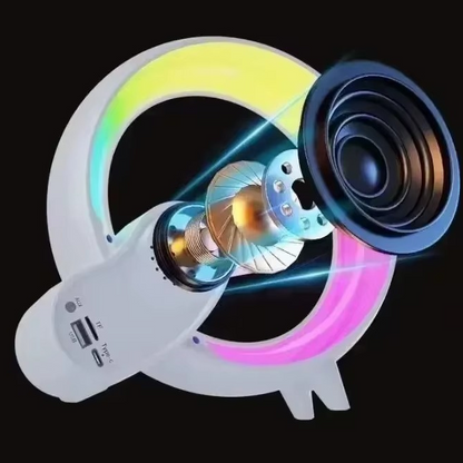 Lampe de chevet Intelligente Multifonction | Chargeur Sans Fil - Ambiance