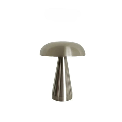 Lampe de Table LED Illumina Pro Argent brossé fond blanc vue produit — Mon Univers - Mes Lumières