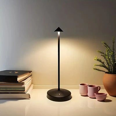 Lampe de Table LED Tactile Sans Fil coloris Marron ambiance chaleureuse — Mon Univers - Mes Lumières