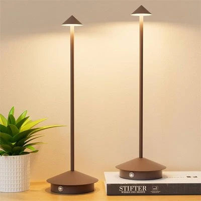 Lampe de Table LED Tactile Sans Fil coloris Or décoration salon luxueux — Mon Univers - Mes Lumières