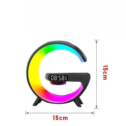 Lampe de chevet LED intelligente horloge réveil intégré — Mon Univers - Mes Lumières
