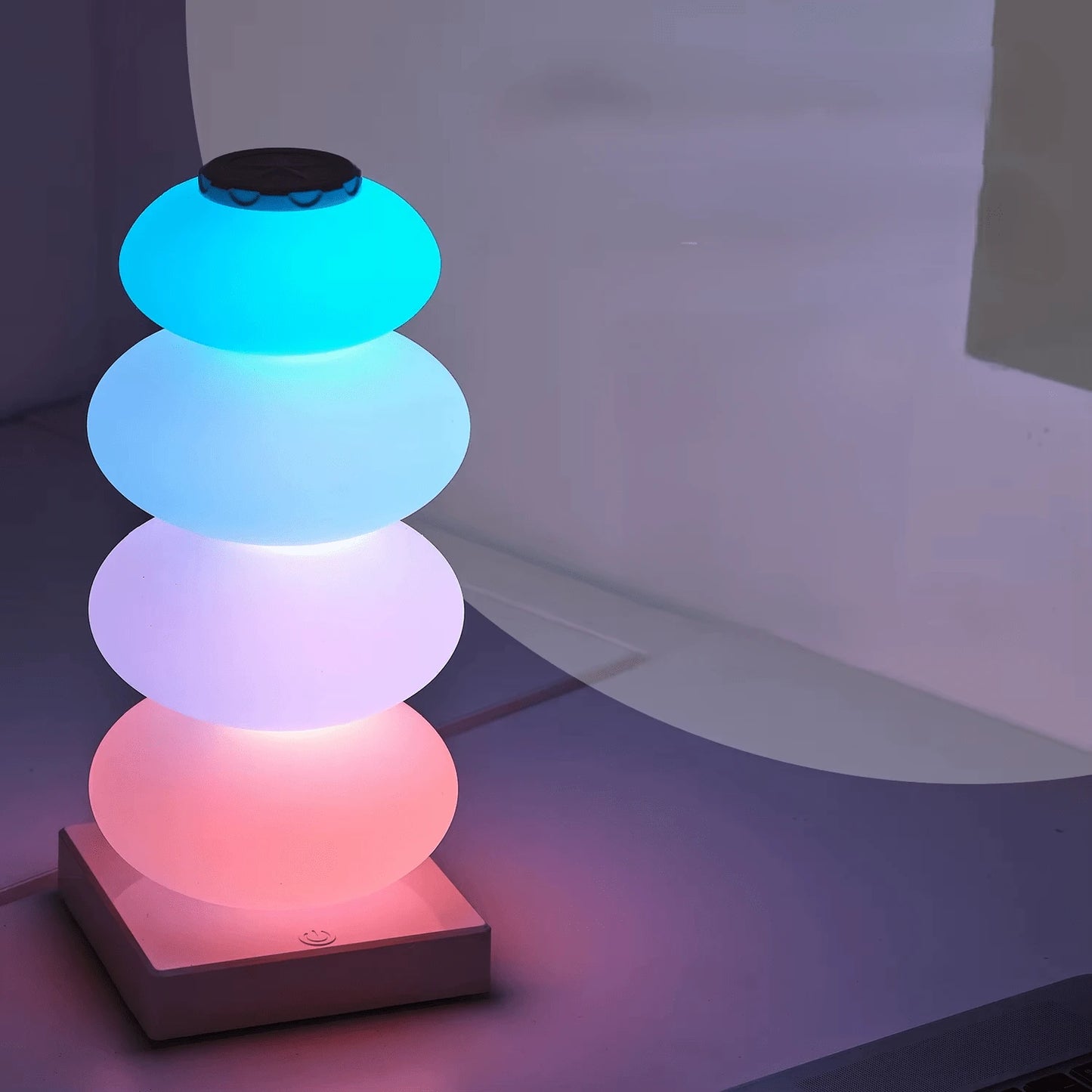 Lampe de chevet design Élégance Nocturne caractéristiques techniques dimensions — Mon Univers - Mes Lumières
