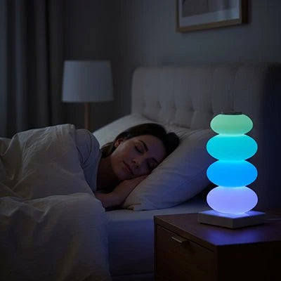 Lampe de chevet design Élégance Nocturne lumière blanc chaud table de nuit — Mon Univers - Mes Lumières