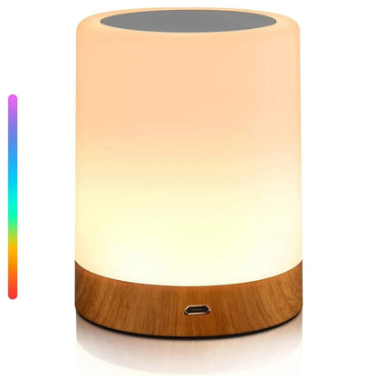 Lampe de chevet tactile conique 13 couleurs RGB contrôle effleurement avec télécommande — Mon Univers - Mes Lumières