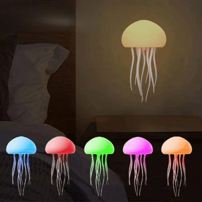 Lampe méduse Lumipur suspendue 5 couleurs RGB chambre ambiance nuit