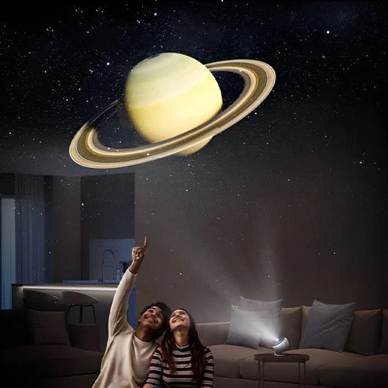 Projecteur Galaxie 12-en-1 design compact noir — Mon Univers - Mes Lumières