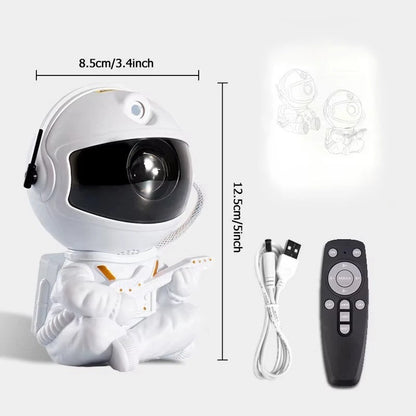 Projecteur LED Astronaute UltraBright blanc avec télécommande fond blanc — Mon Univers - Mes Lumières
