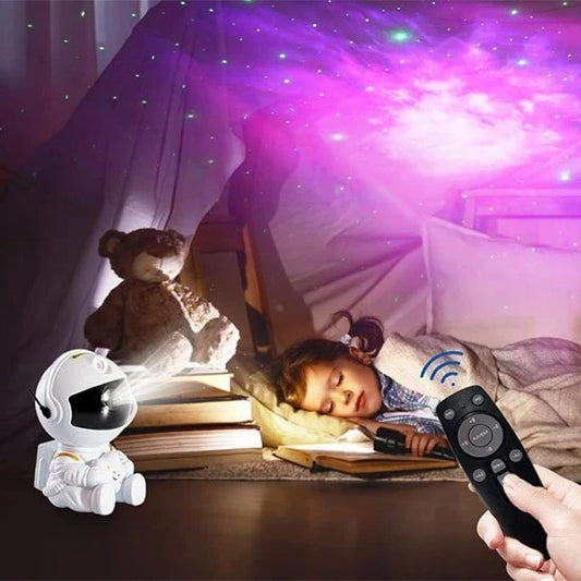 Projecteur LED Astronaute UltraBright projection étoiles plafond chambre enfant — Mon Univers - Mes Lumières