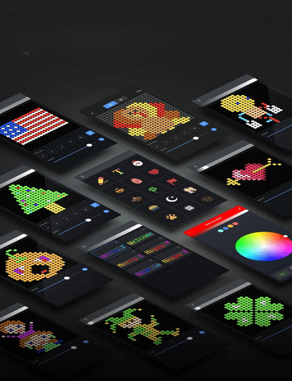 Rideau LED ColorSync 400 LEDs RGB multicolores contrôle app télécommande — Mon Univers - Mes Lumières