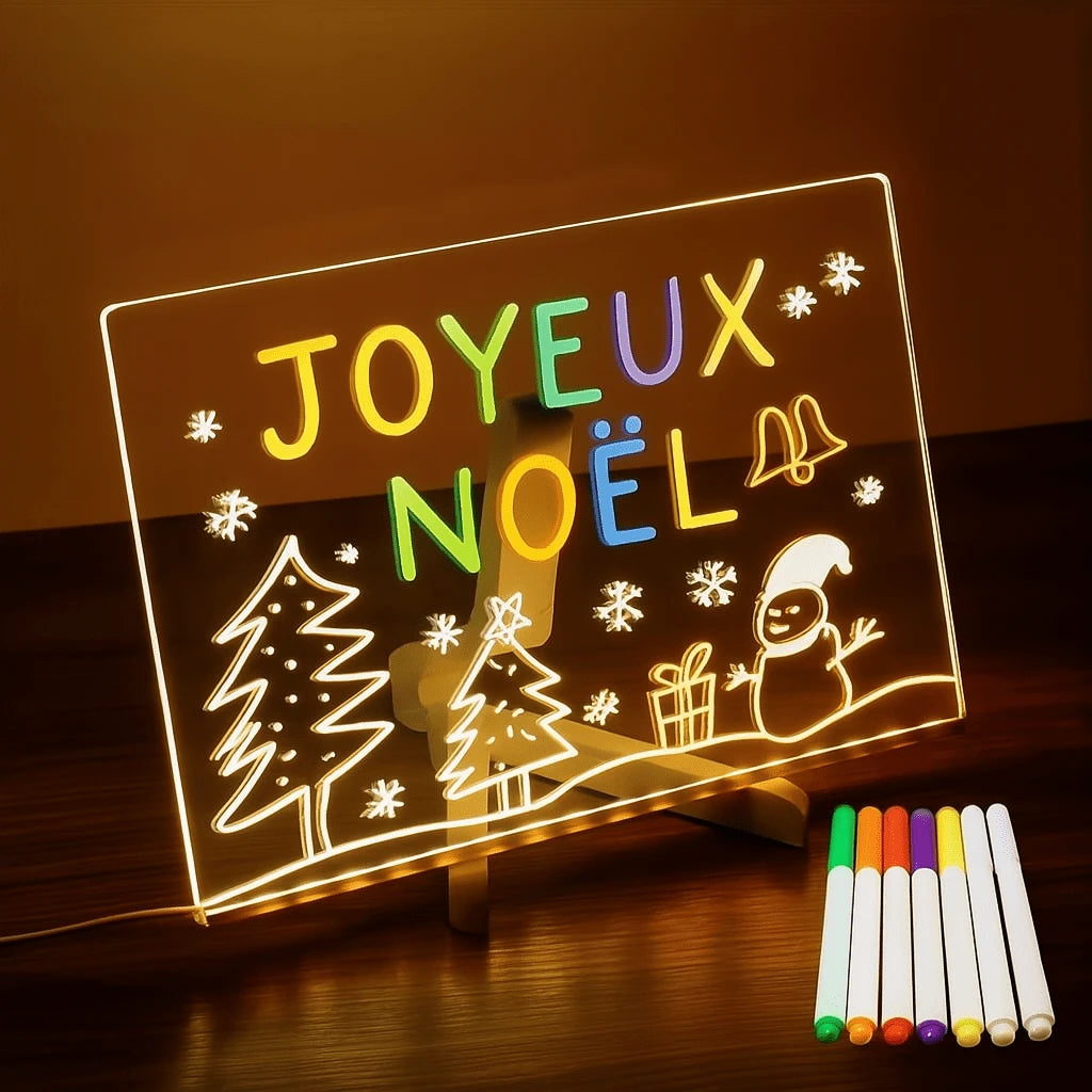 Tableau LED MagicDraw grand format vue d'ensemble — Mon Univers - Mes Lumières
