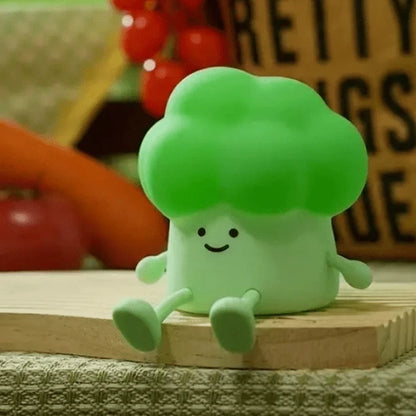 Veilleuse LumiBuddy Brocoli lumière LED apaisante allumée chambre — Mon Univers - Mes Lumières