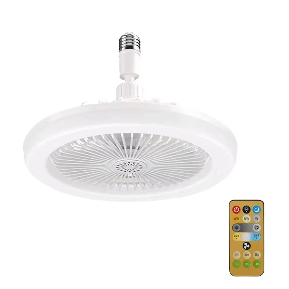 Ventilateur de plafond rotatif LED 3-en-1 dimensions installation plafond — Mon Univers - Mes Lumières