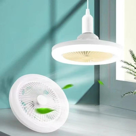 Ventilateur de plafond rotatif LED 3-en-1 vue principale diffuseur parfum — Mon Univers - Mes Lumières