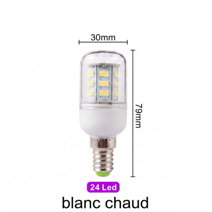 Ampoule LED E14 24 LED blanc chaud pack de 6 — Mon Univers - Mes Lumières