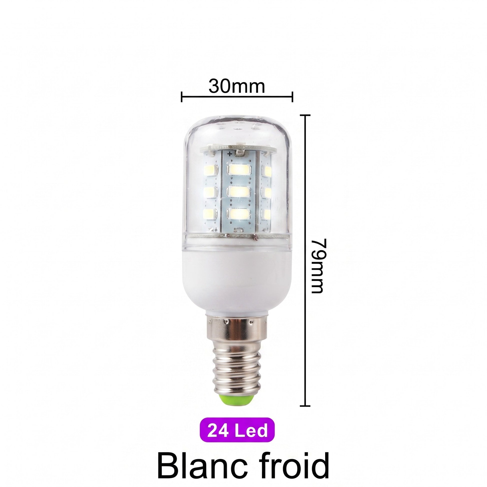 Ampoule LED E27 24 LED blanc froid pack de 6 — Mon Univers - Mes Lumières