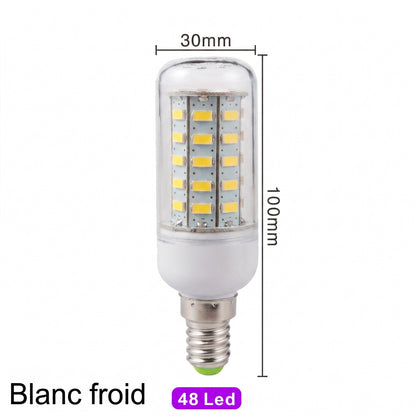 Ampoule LED E27 48 LED blanc froid pack de 6 — Mon Univers - Mes Lumières