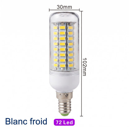 Ampoule LED E27 72 LED blanc froid pack de 6 — Mon Univers - Mes Lumières