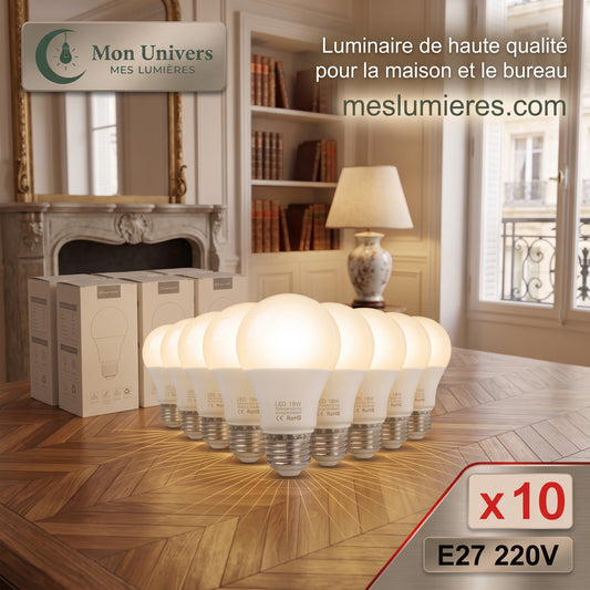 Ampoule LED E27 Dimmable ambiance salon éclairage intérieur — Mon Univers - Mes Lumières