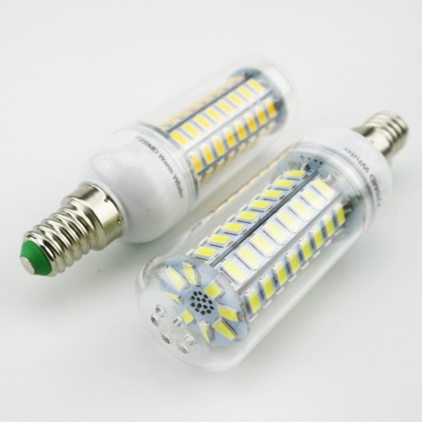 Ampoule LED maïs E14 72 LED blanc chaud et blanc froid — Mon Univers - Mes Lumières
