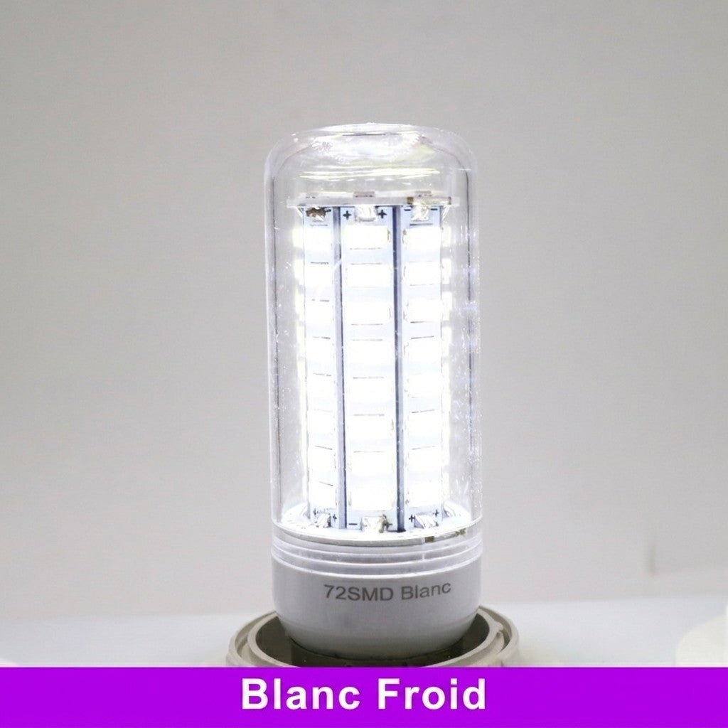 Ampoule LED maïs blanc froid E14 E27 pack de 6 — Mon Univers - Mes Lumières
