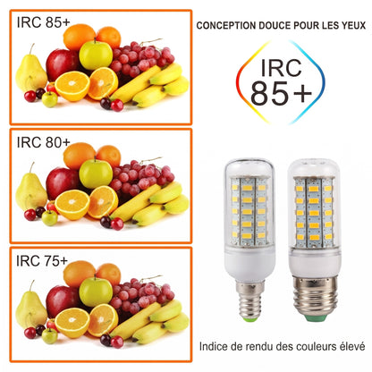 Ampoule LED E14 E27 IRC 85 rendu des couleurs démonstration — Mon Univers - Mes Lumières