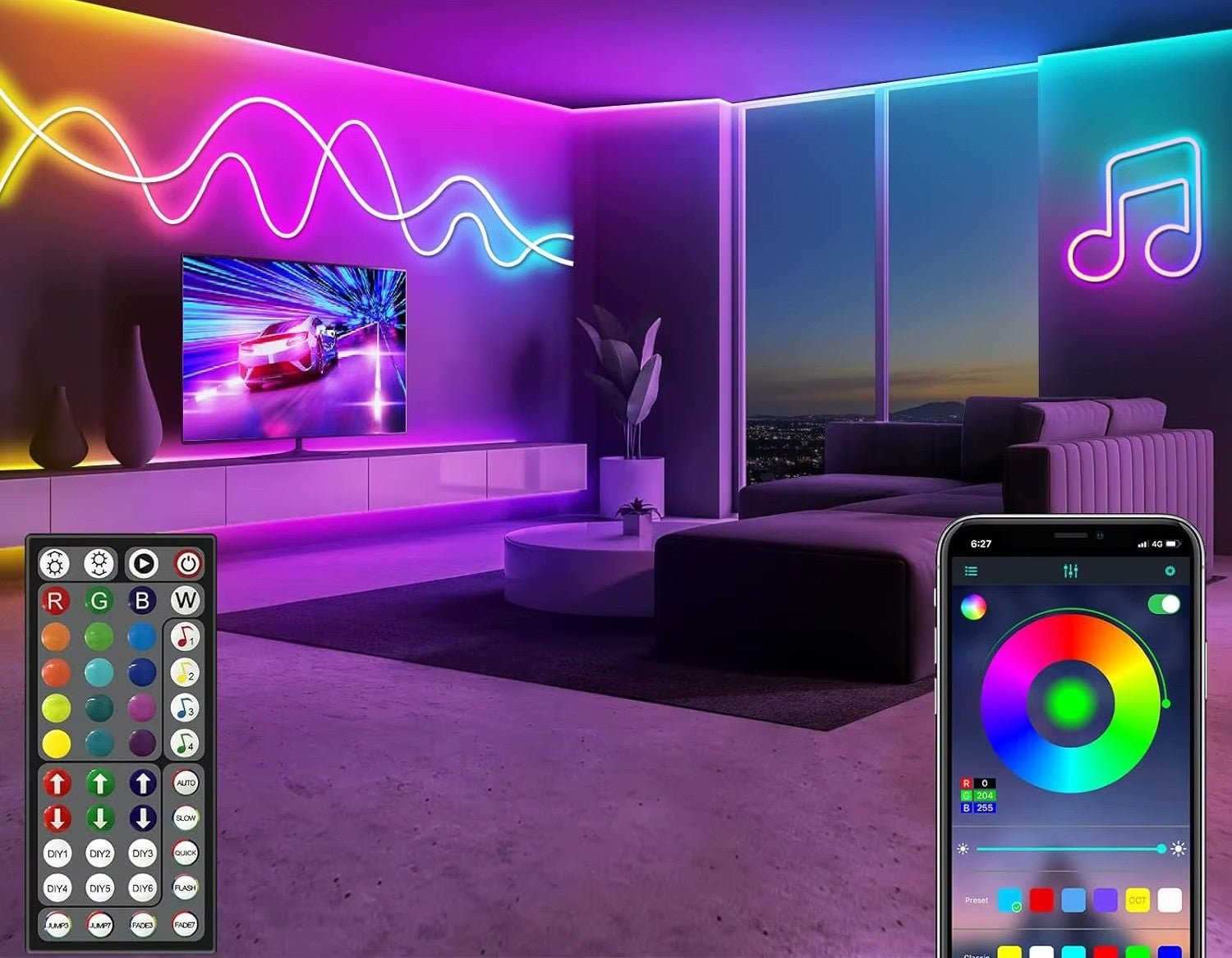 Bande lumineuse LED | SmartAmbiance - Mon Univers - Mes Lumières